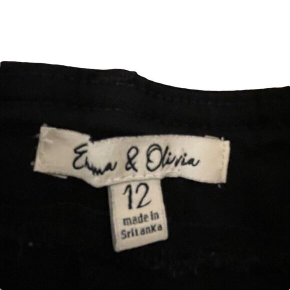 Emma and Olivia Black Slacks ~ size 12 - Picture 3 of 7